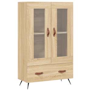Skříň highboard dub sonoma 69,5 x 31 x 115 cm kompozitní dřevo - obrázek 2