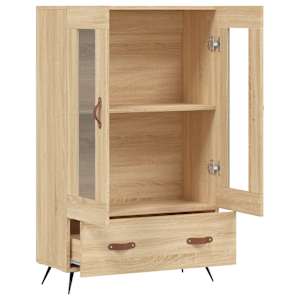 Skříň highboard dub sonoma 69,5 x 31 x 115 cm kompozitní dřevo - obrázek 5
