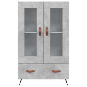 Skříň highboard betonově šedá 69,5x31x115 cm kompozitní dřevo - obrázek 6