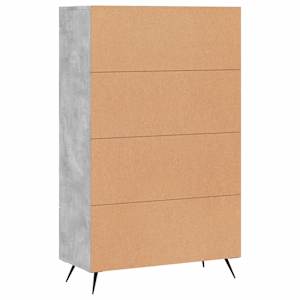 Skříň highboard betonově šedá 69,5x31x115 cm kompozitní dřevo - obrázek 8