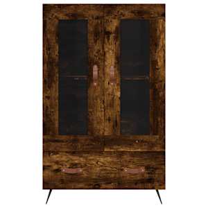 Skříň highboard kouřový dub 69,5 x 31 x 115 cm kompozitní dřevo - obrázek 6
