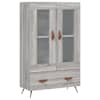 vidaXL k&otilde;rge kapp, hall Sonoma tamm, 69,5 x 31 x 115 cm, tehispuit
