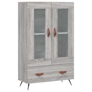 Skříň highboard šedá sonoma 69,5 x 31 x 115 cm kompozitní dřevo - obrázek 2