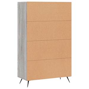Skříň highboard šedá sonoma 69,5 x 31 x 115 cm kompozitní dřevo - obrázek 8