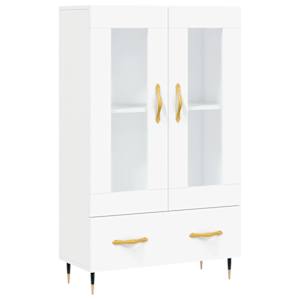 Skříň highboard bílá 69,5 x 31 x 115 cm kompozitní dřevo - obrázek 2