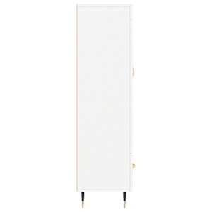 Skříň highboard bílá 69,5 x 31 x 115 cm kompozitní dřevo - obrázek 7