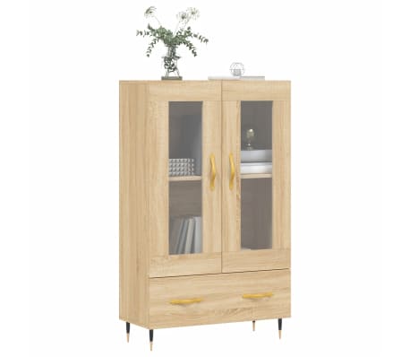 vidaXL Dulap &icirc;nalt, stejar Sonoma, 69,5x31x115 cm, lemn prelucrat