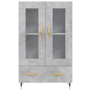 Skříň highboard betonově šedá 69,5x31x115 cm kompozitní dřevo - obrázek 6