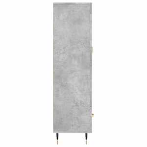 Skříň highboard betonově šedá 69,5x31x115 cm kompozitní dřevo - obrázek 7
