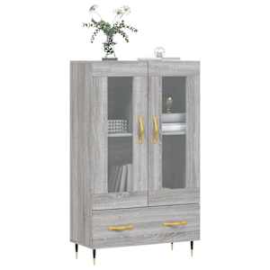 Skříň highboard šedá sonoma 69,5 x 31 x 115 cm kompozitní dřevo - obrázek 3