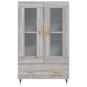 Skříň highboard šedá sonoma 69,5 x 31 x 115 cm kompozitní dřevo - obrázek 6