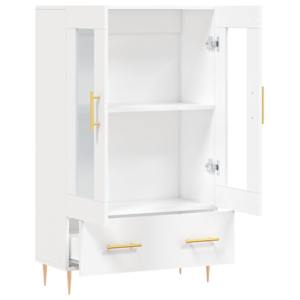 Skříň highboard bílá 69,5 x 31 x 115 cm kompozitní dřevo - obrázek 5
