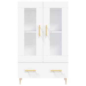 Skříň highboard bílá 69,5 x 31 x 115 cm kompozitní dřevo - obrázek 6