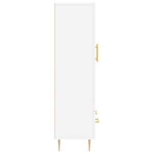 Skříň highboard bílá 69,5 x 31 x 115 cm kompozitní dřevo - obrázek 7