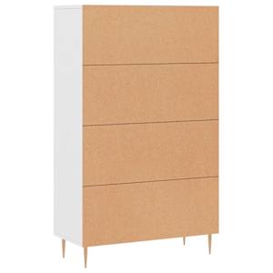 Skříň highboard bílá 69,5 x 31 x 115 cm kompozitní dřevo - obrázek 8