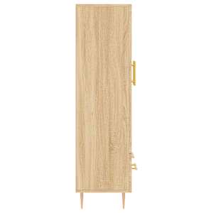 Skříň highboard dub sonoma 69,5 x 31 x 115 cm kompozitní dřevo - obrázek 7