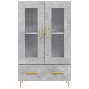 Skříň highboard betonově šedá 69,5x31x115 cm kompozitní dřevo - obrázek 6