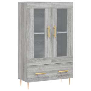 Skříň highboard šedá sonoma 69,5 x 31 x 115 cm kompozitní dřevo - obrázek 2