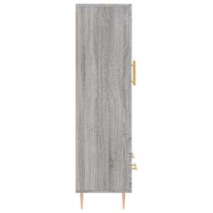 Skříň highboard šedá sonoma 69,5 x 31 x 115 cm kompozitní dřevo - obrázek 7