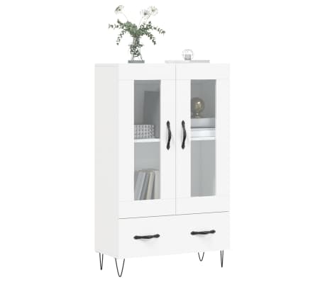 vidaXL Dulap &icirc;nalt, alb, 69,5x31x115 cm, lemn prelucrat