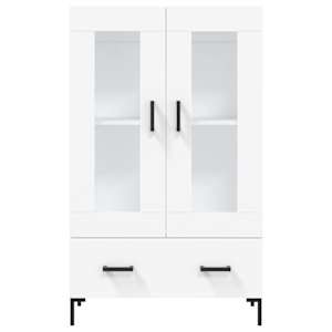 Skříň highboard bílá 69,5 x 31 x 115 cm kompozitní dřevo - obrázek 6