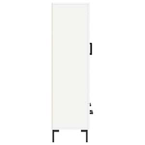 Skříň highboard bílá 69,5 x 31 x 115 cm kompozitní dřevo - obrázek 7
