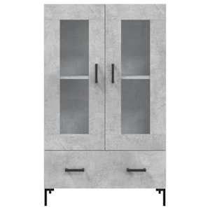 Skříň highboard betonově šedá 69,5x31x115 cm kompozitní dřevo - obrázek 6
