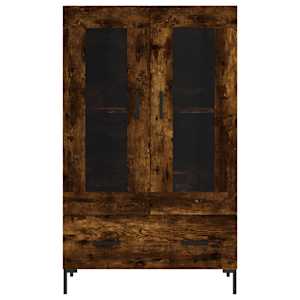 Skříň highboard kouřový dub 69,5 x 31 x 115 cm kompozitní dřevo - obrázek 6