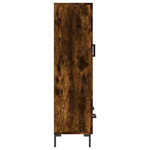 Skříň highboard kouřový dub 69,5 x 31 x 115 cm kompozitní dřevo - obrázek 7