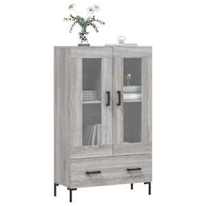 Skříň highboard šedá sonoma 69,5 x 31 x 115 cm kompozitní dřevo - obrázek 3