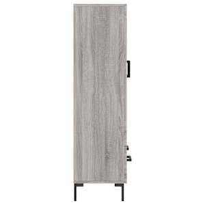 Skříň highboard šedá sonoma 69,5 x 31 x 115 cm kompozitní dřevo - obrázek 7