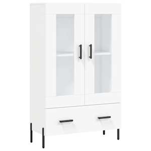 Skříň highboard bílá 69,5 x 31 x 115 cm kompozitní dřevo - obrázek 2