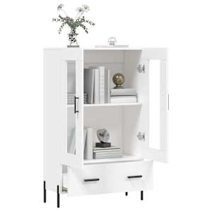 Skříň highboard bílá 69,5 x 31 x 115 cm kompozitní dřevo - obrázek 4