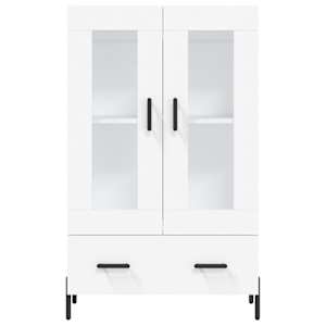 Skříň highboard bílá 69,5 x 31 x 115 cm kompozitní dřevo - obrázek 6
