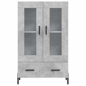 Skříň highboard betonově šedá 69,5x31x115 cm kompozitní dřevo - obrázek 6