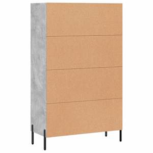 Skříň highboard betonově šedá 69,5x31x115 cm kompozitní dřevo - obrázek 8