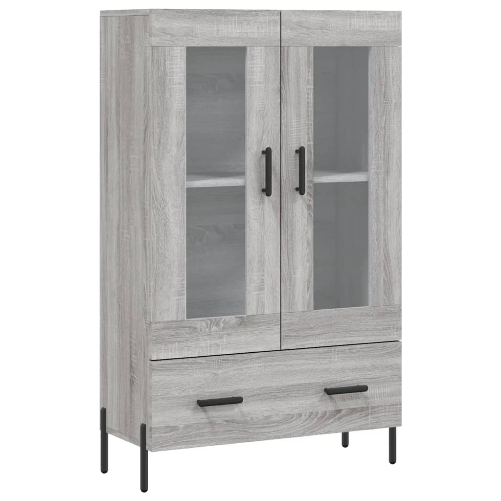 vidaXL Skříň highboard šedá sonoma 69,5 x 31 x 115 cm kompozitní dřevo