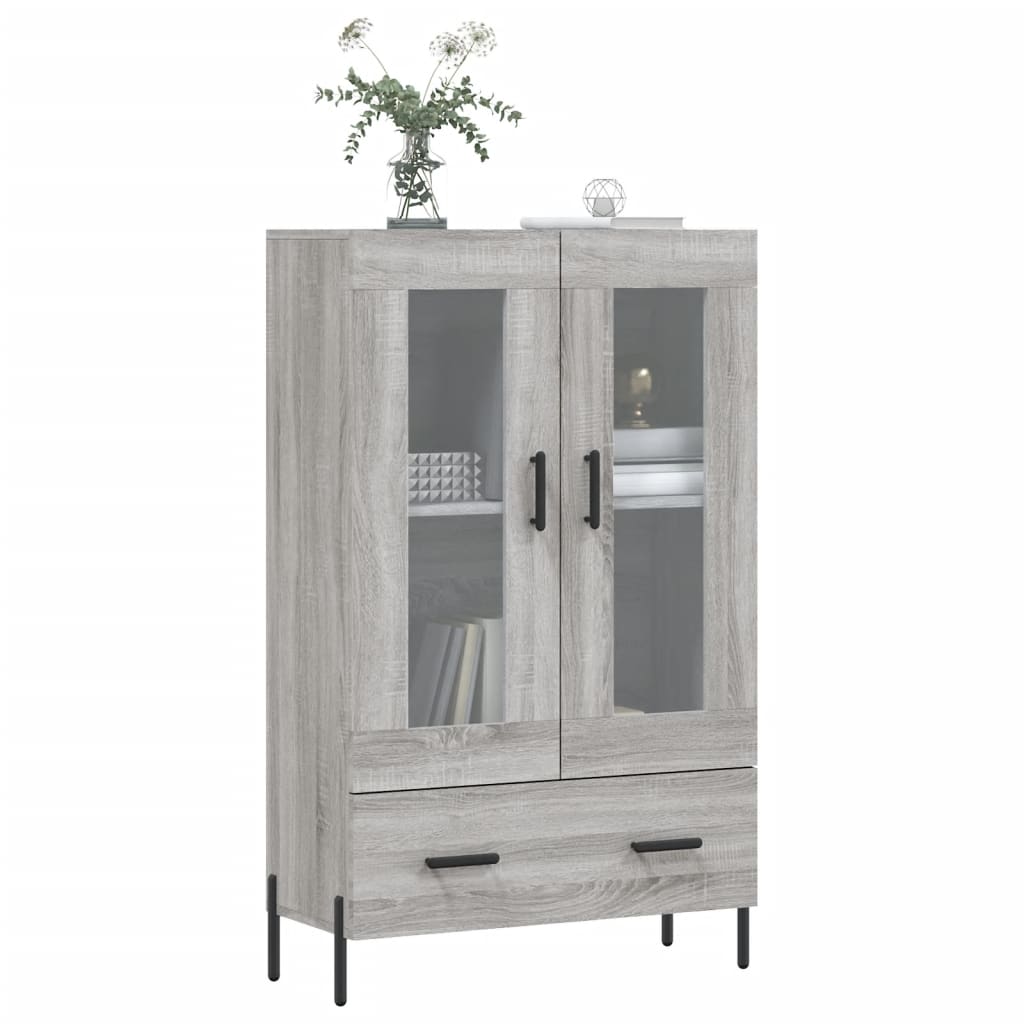 Thumbnail - vidaXL Highboard Grau Sonoma 69,5x31x115 cm Holzwerkstoff
