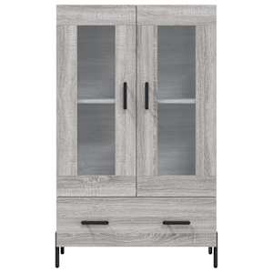 Skříň highboard šedá sonoma 69,5 x 31 x 115 cm kompozitní dřevo - obrázek 6