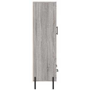 Skříň highboard šedá sonoma 69,5 x 31 x 115 cm kompozitní dřevo - obrázek 7