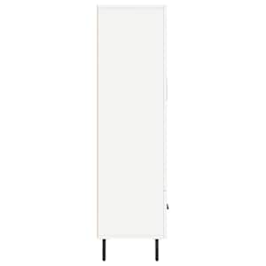 Skříň highboard bílá 69,5 x 31 x 115 cm kompozitní dřevo - obrázek 7