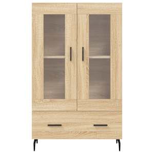 Skříň highboard dub sonoma 69,5 x 31 x 115 cm kompozitní dřevo - obrázek 6