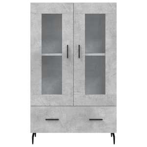 Skříň highboard betonově šedá 69,5x31x115 cm kompozitní dřevo - obrázek 6