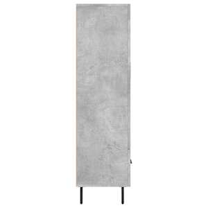Skříň highboard betonově šedá 69,5x31x115 cm kompozitní dřevo - obrázek 7