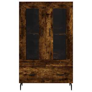 Skříň highboard kouřový dub 69,5 x 31 x 115 cm kompozitní dřevo - obrázek 6