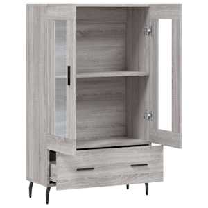 Skříň highboard šedá sonoma 69,5 x 31 x 115 cm kompozitní dřevo - obrázek 5