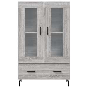 Skříň highboard šedá sonoma 69,5 x 31 x 115 cm kompozitní dřevo - obrázek 6