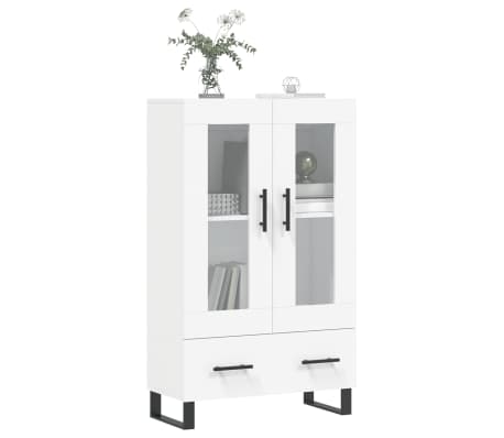 vidaXL augstais skapītis, balts, 69,5x31x115 cm, inženierijas koks