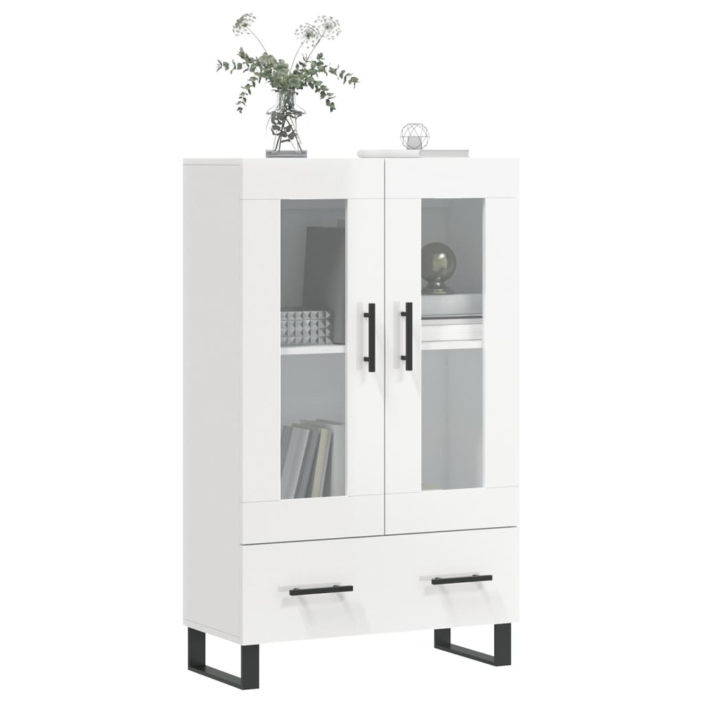 Thumbnail - vidaXL Highboard Hochglanz-Weiß 69,5x31x115 cm Holzwerkstoff