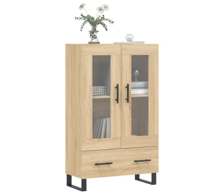 vidaXL Dulap &icirc;nalt, stejar Sonoma, 69,5x31x115 cm, lemn prelucrat